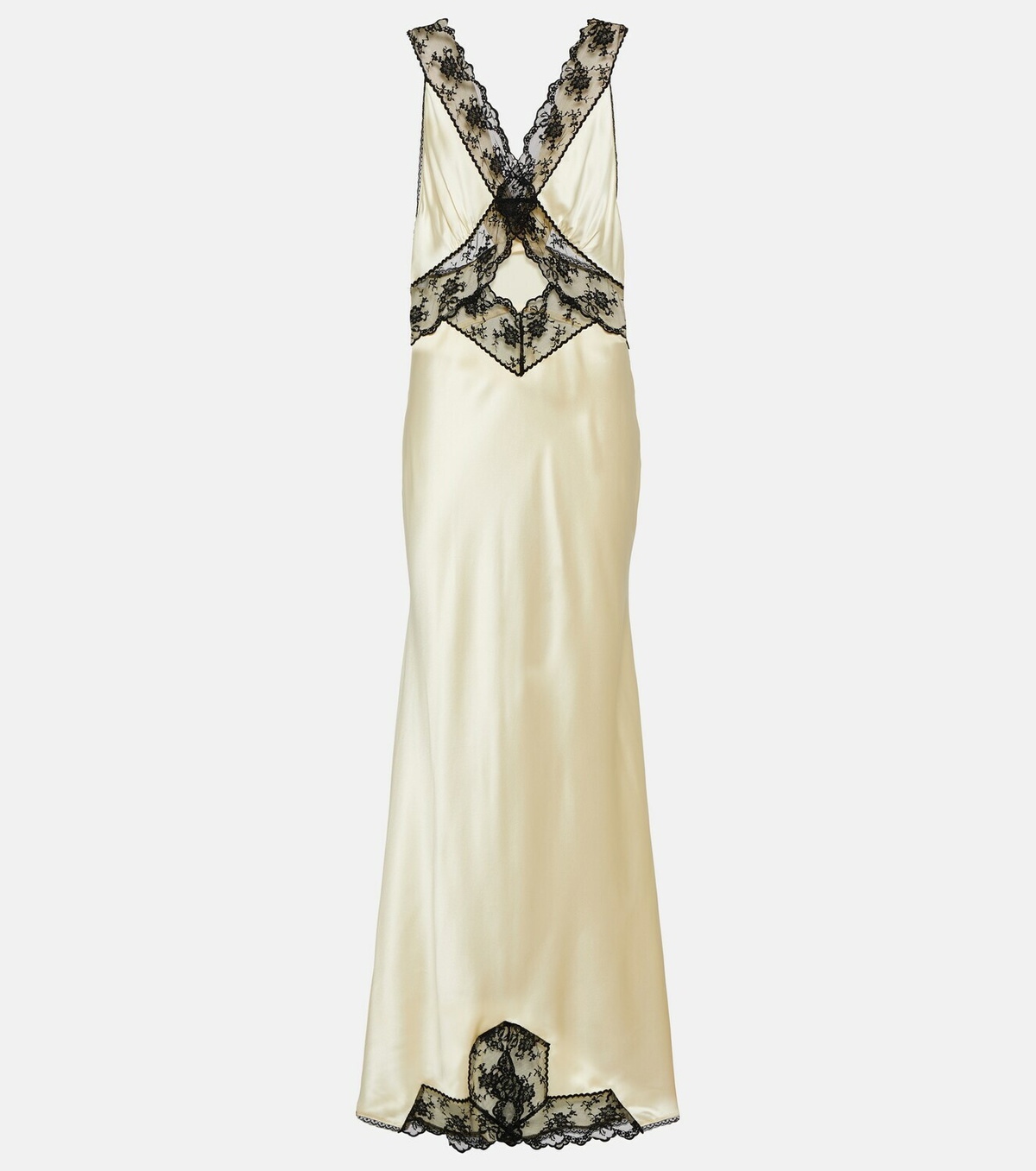 knee length dresses for ladies Aries Cut Out Gown | Black main image 1