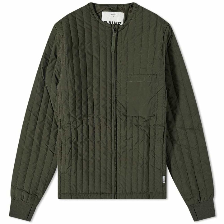 Photo: Rains Men's Liner Jacket in Green