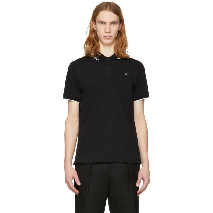 Photo: McQ Alexander McQueen Black Swallow Badge Polo 