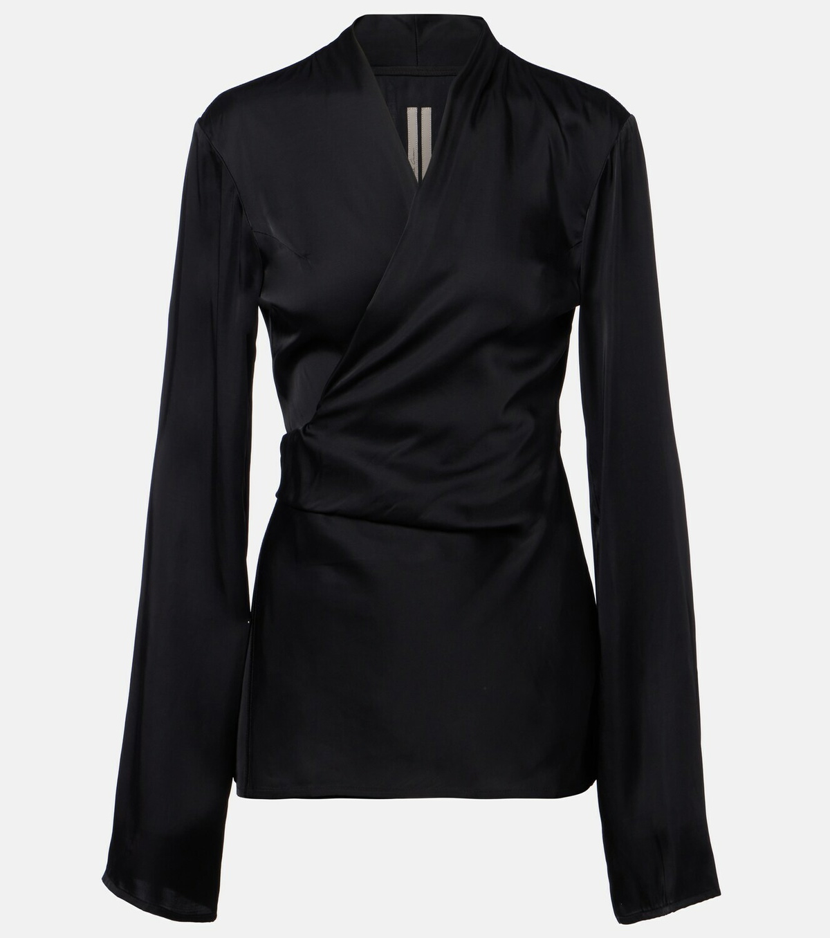 Rick Owens Laura satin wrap top