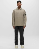 Stone Island Knitwear Stitch In Pure Wool Brown - Mens - Pullovers