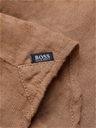 HUGO BOSS - Linen Shirt - Neutrals