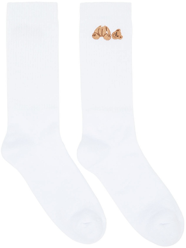 Photo: Palm Angels White Bear Socks
