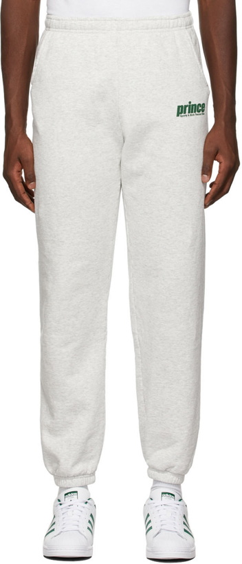 Photo: Sporty & Rich Grey Prince Edition Sporty Lounge Pants