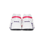 Reebok Classics White and Pink Aztrek Sneakers