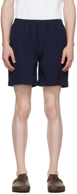 Photo: Second/Layer Navy Madero Boxer Shorts
