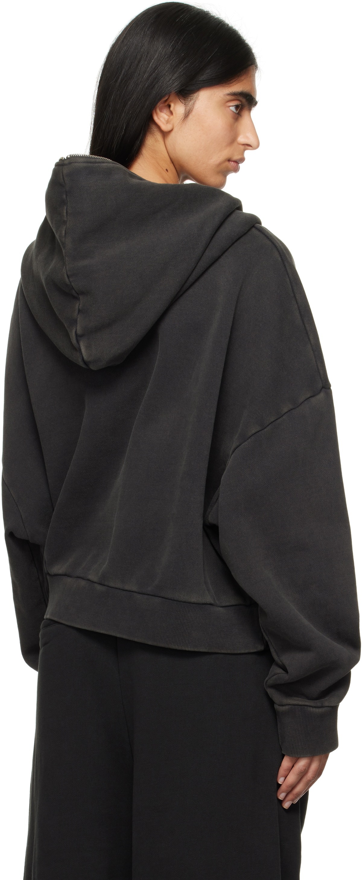 Entire Studios Black Eternal Zip Hoodie Entire Studios
