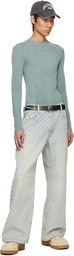 MISBHV Blue Monogram Jeans