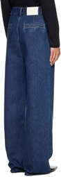 Loulou de Saison Blue Attu LDS Pleated Jeans