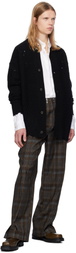 Andersson Bell Black Roghen Wool Long Cardigan
