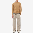 A.P.C. Men's Pierre Lambswool Crew Knit in Camel