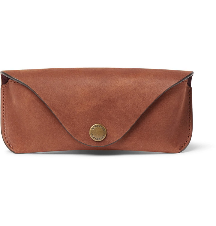 Photo: Brunello Cucinelli - Nubuck Sunglasses Case - Brown