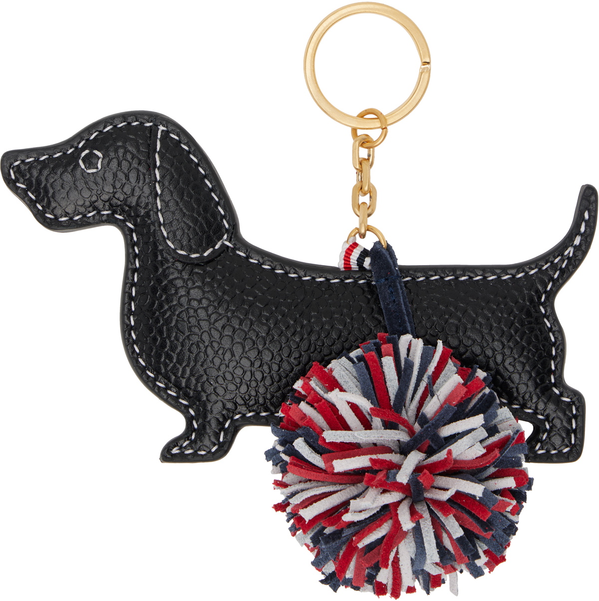 thom browne レザー　ストラップ　キーチェーン　キーホルダー Thom Browne Keychain Leather Key Thom Browne Keyring Shop Key Ring