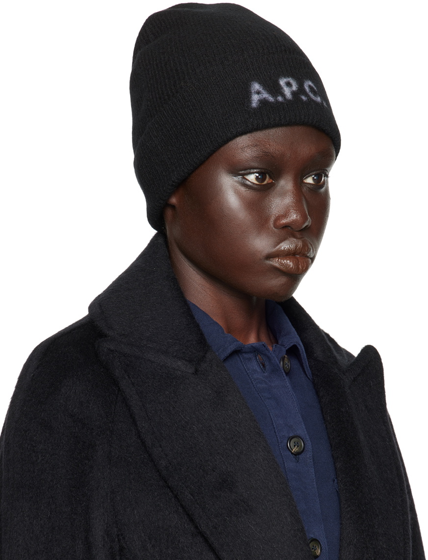 A.P.C. Black Harry Beanie
