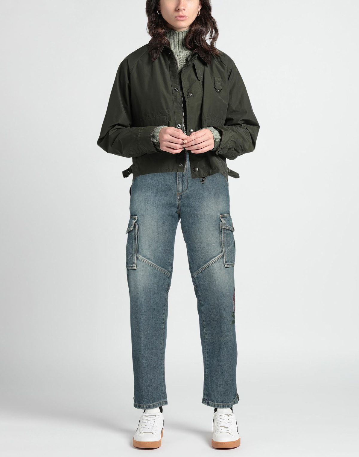 Alessandra Rich Womens Jeans in Blue