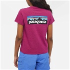 Patagonia Women's P-6 Responsibili T-Shirt in Star Pink