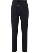 Paul Smith - Straight-Leg Textured Wool-Blend Drawstring Suit Trousers - Blue