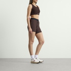 Bandit Women's Variegated Stripe Cadence Longline Bra in Cacao/Bandit Black