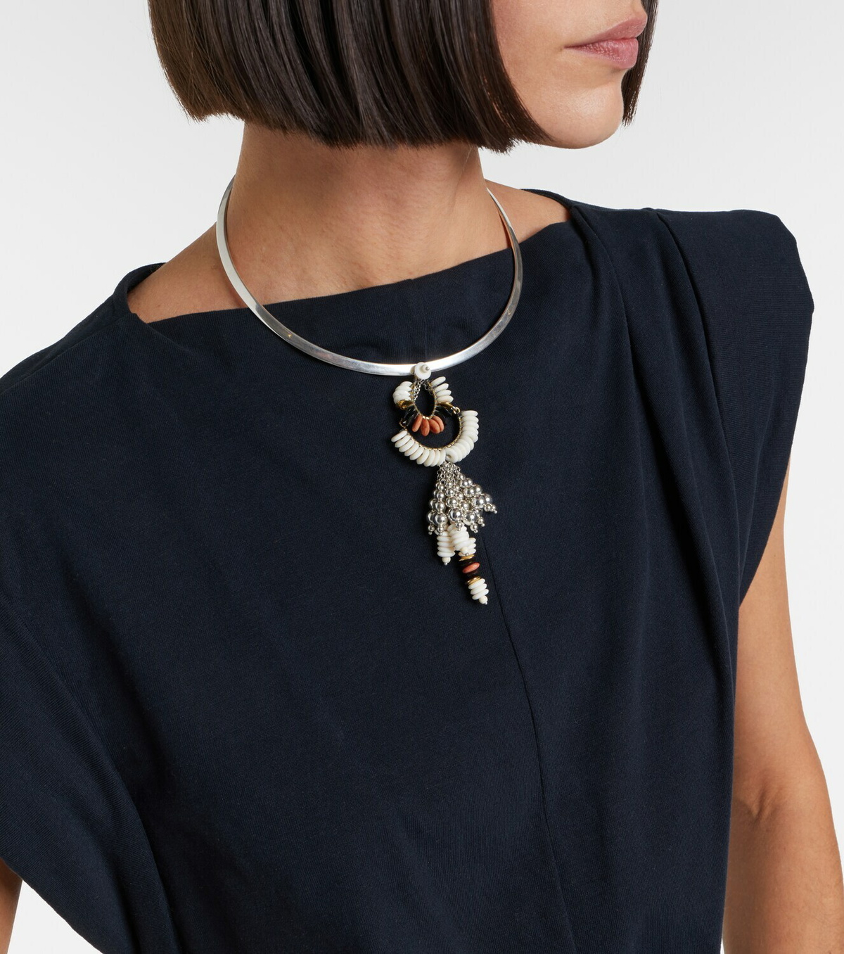 Isabel Marant Lyna beaded pendant necklace