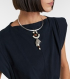 Isabel Marant Lyna beaded pendant necklace