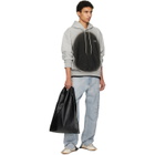 MM6 Maison Margiela Gray Spray Print Hoodie