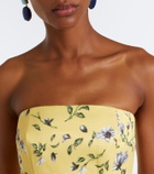 Emilia Wickstead Laelia floral bustier gown