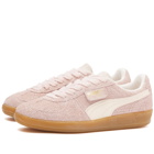 Puma Palermo Hairy Sneakers in Rose Quartz/Rosebay