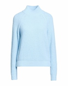 Peserico Womens Turtleneck Sky in Blue