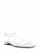 STUDIO AMELIA 10mm Cross Front Leather Flats