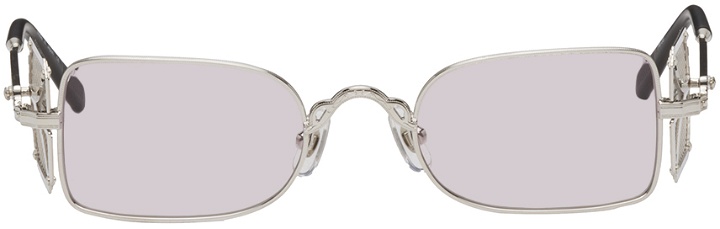 Photo: Matsuda SSENSE Exclusive Silver 10611H Sunglasses