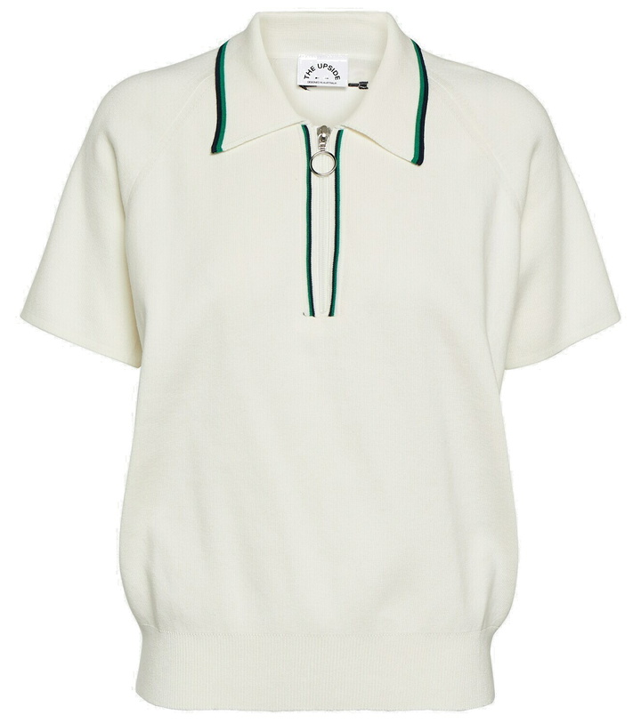 Photo: The Upside Topspin Shae cotton knit polo shirt