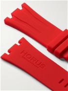 Horus Watch Straps - Tang 44mm Rubber Watch Strap - Red