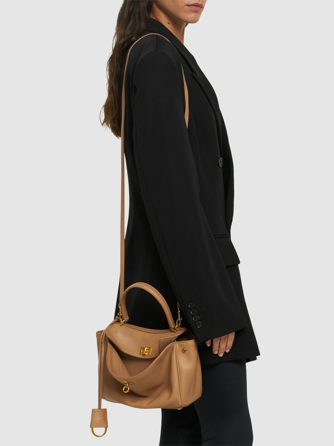 【BALENCIAGA】Mini Rodeo レザートップハンドルバッグ Balenciaga Rodeo Mini Leather Top-Handle Bag - Bergdorf Goodman