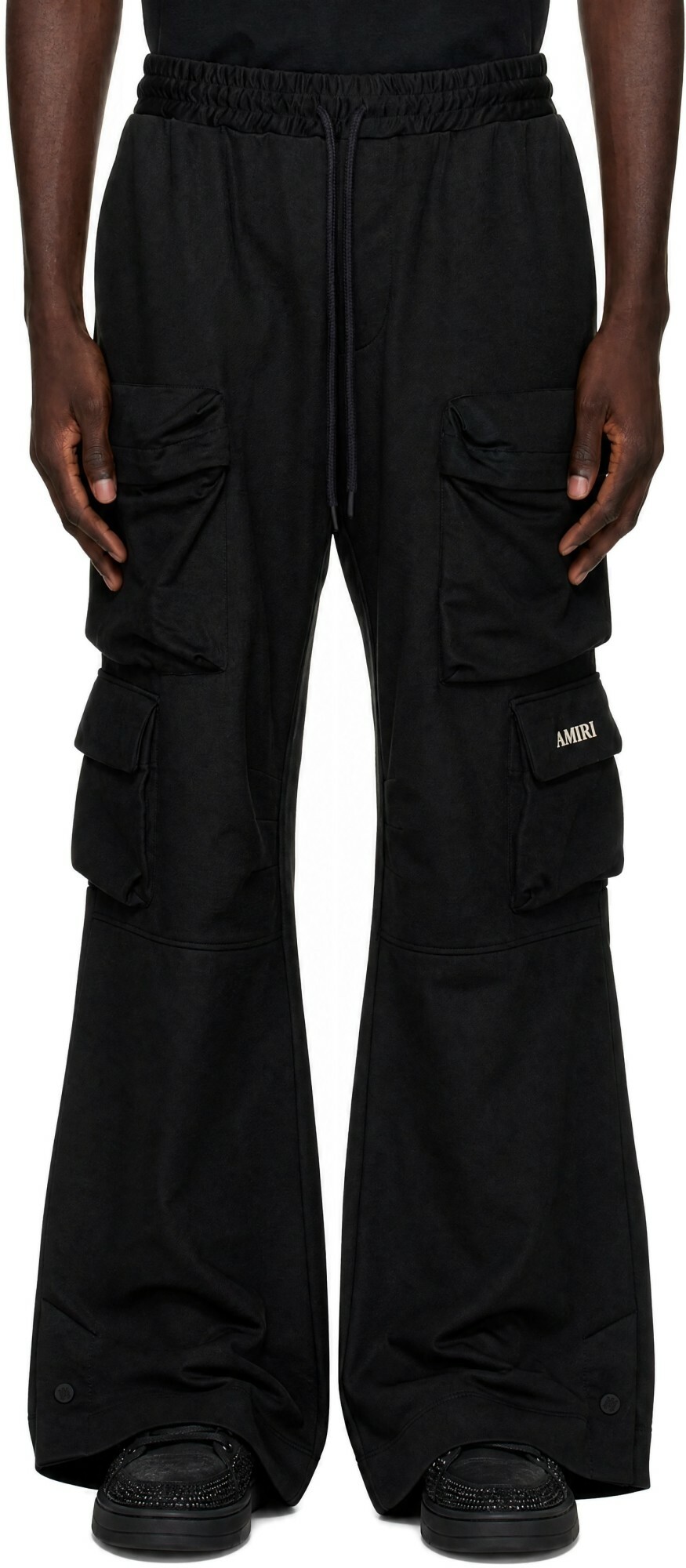 AMIRI Black Multi Pocket Cargo Pants
