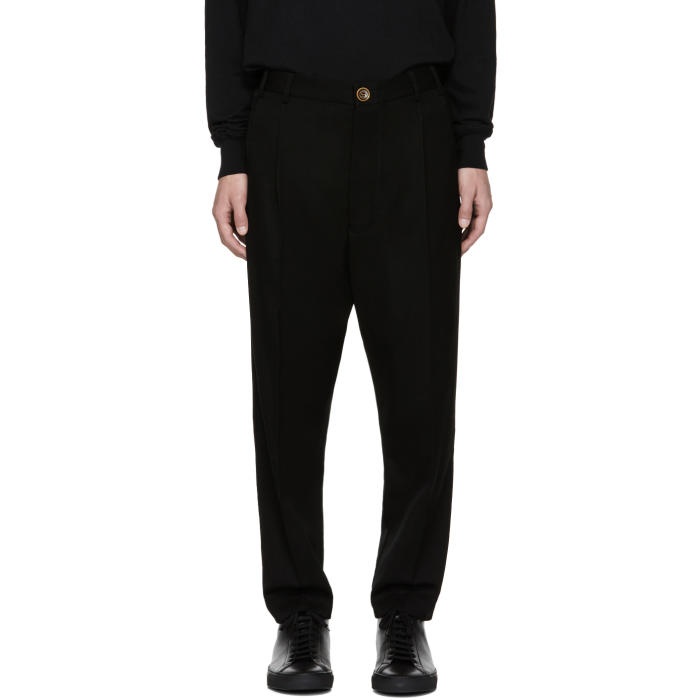 Photo: Song for the Mute Black Pleated Tapered Trousers