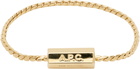 A.P.C. Gold Angle Bracelet