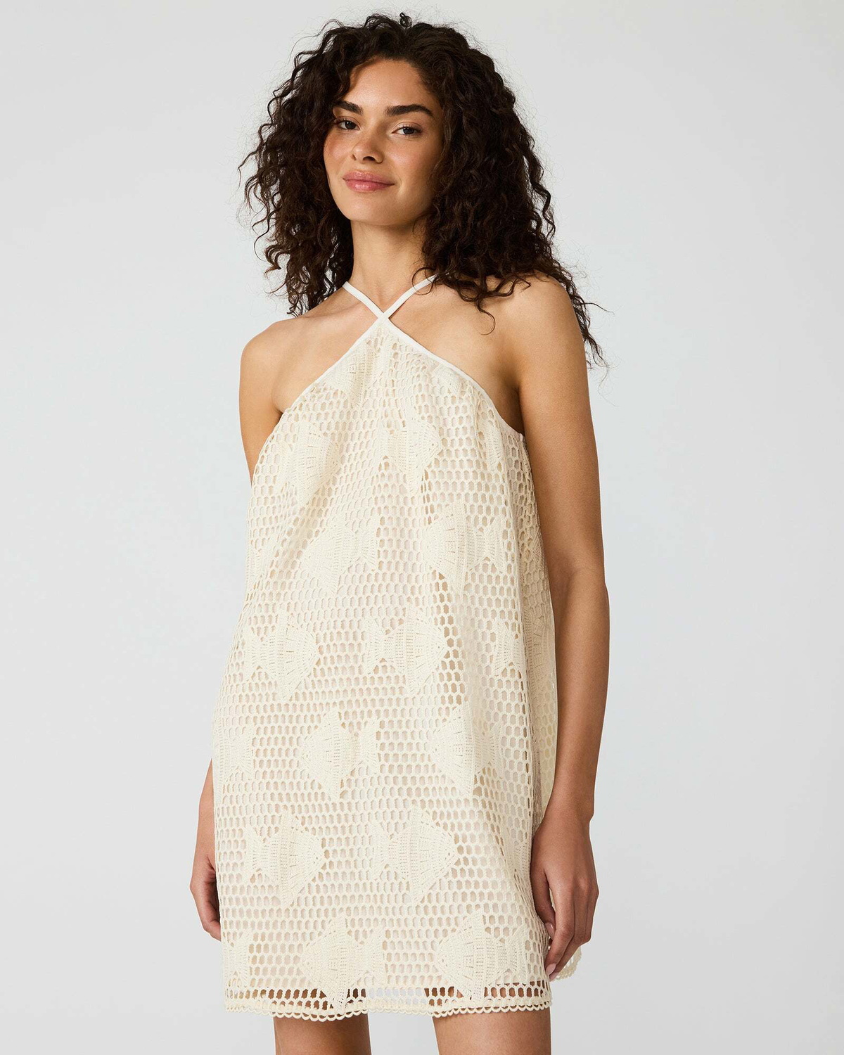 Steve Madden Petunia Dress in Ivory