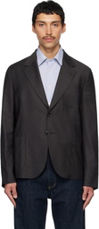 Paul Smith Brown Two-Button Patch Pocket Blazer