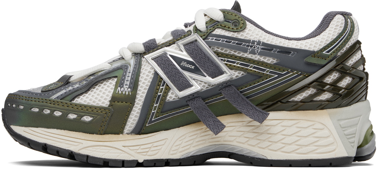 New Balance Off-White & Green 1906A Sneakers New Balance