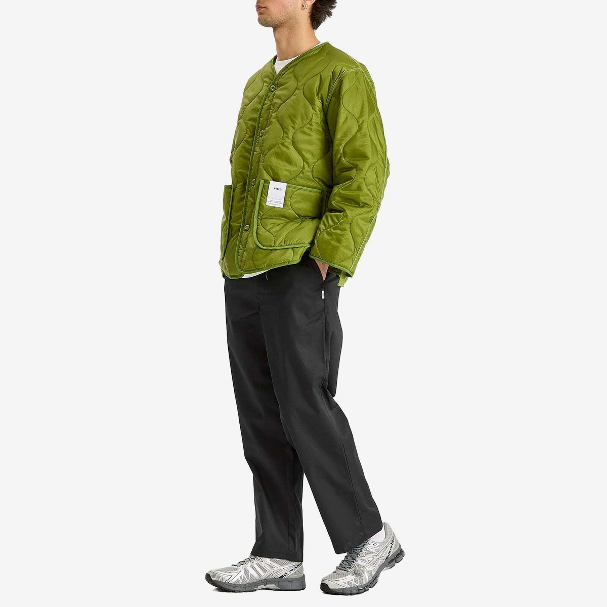 WTAPS Men's Nylon Ripstop Liner Jacket in Olive Drab WTAPS