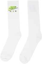 Nike Two-Pack White Kim Jones Edition Heritage Crew Socks