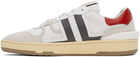 Lanvin White Mesh Clay Sneakers