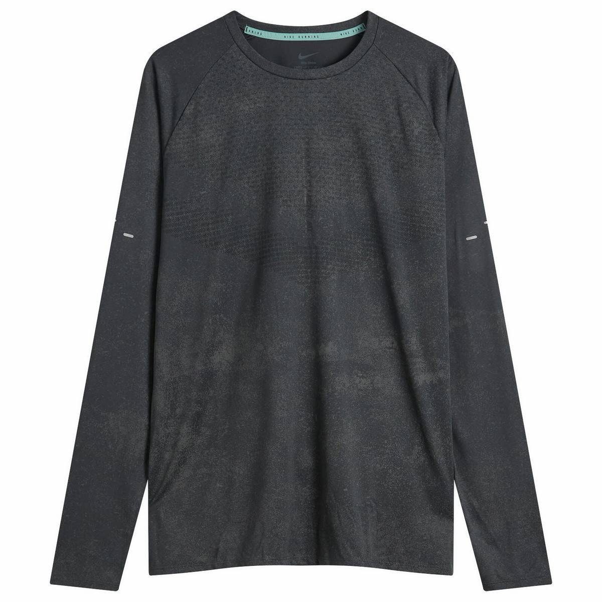 Nike ISPA Long Sleeve T-shirt in Grey Heather/Black Nike