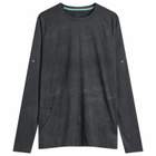 Nike Stride Long Sleeve T-Shirt in Off Noir
