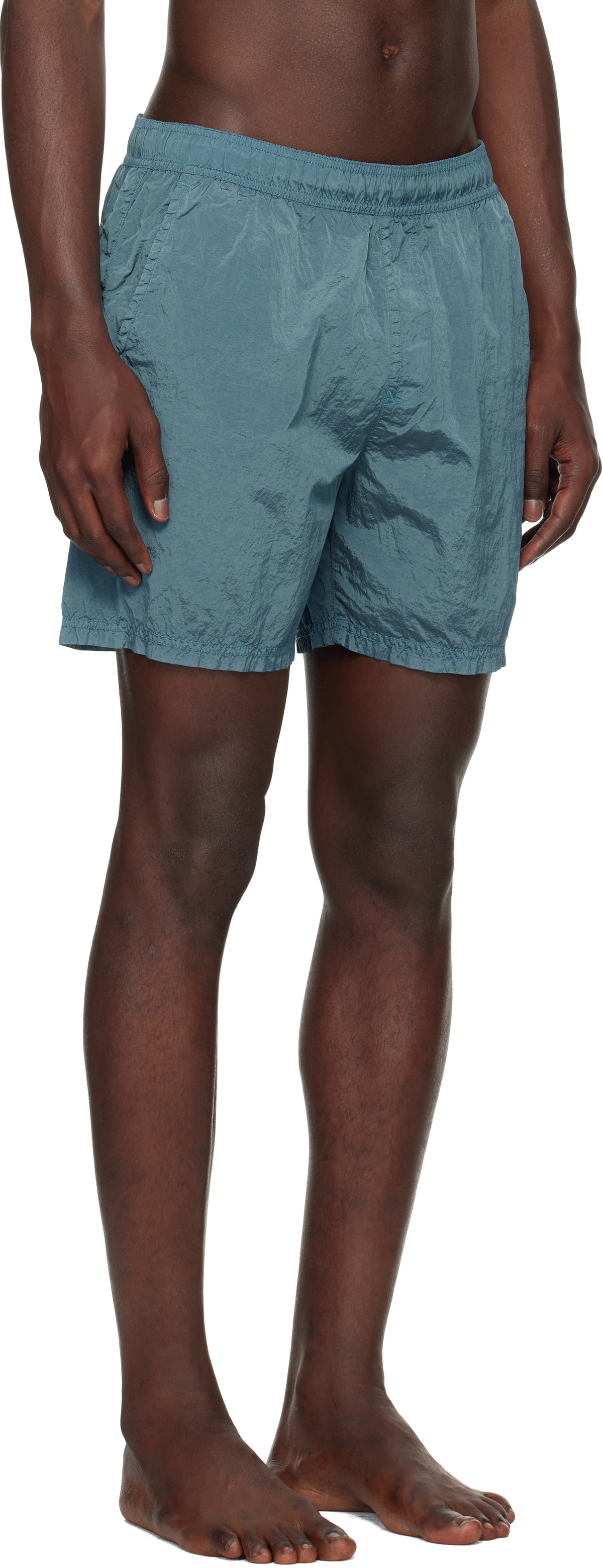 Stone Island Blue B100004 Nylon Metal Swim Shorts