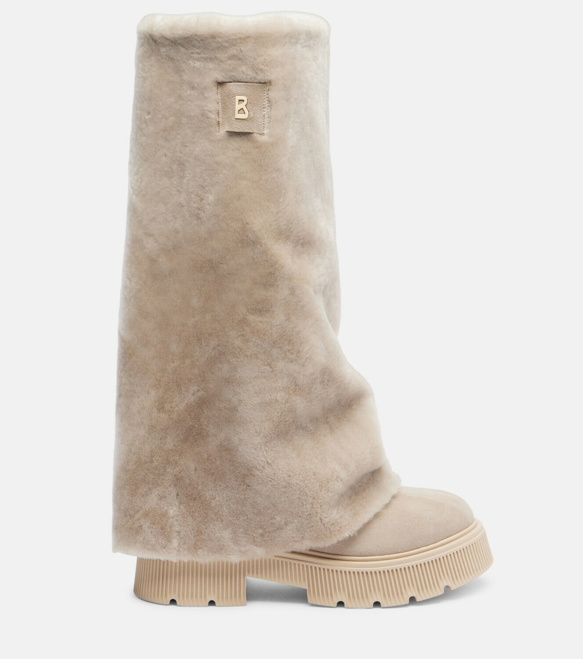 Bogner Turin shearling and suede boots