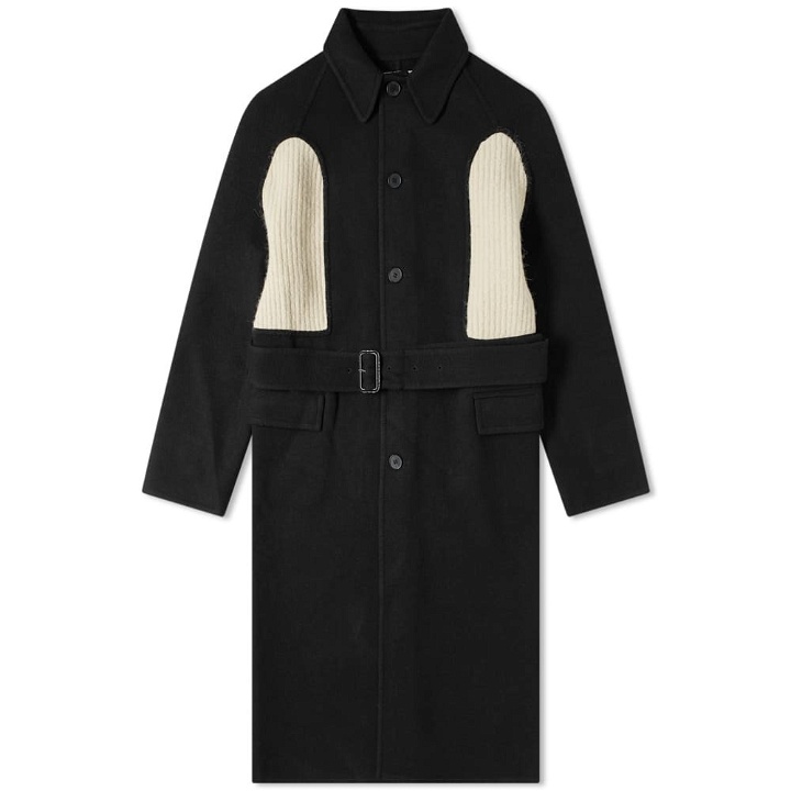 Photo: JW Anderson Knitted Insert Wool Coat