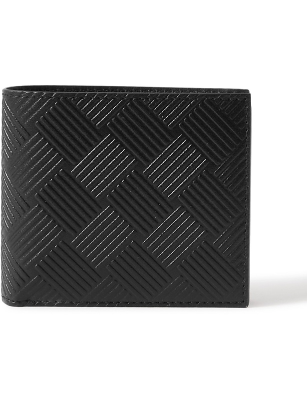 Photo: BOTTEGA VENETA - Intrecciato-Embossed Leather Billfold Wallet - Black