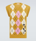 Marni - Argyle virgin wool vest