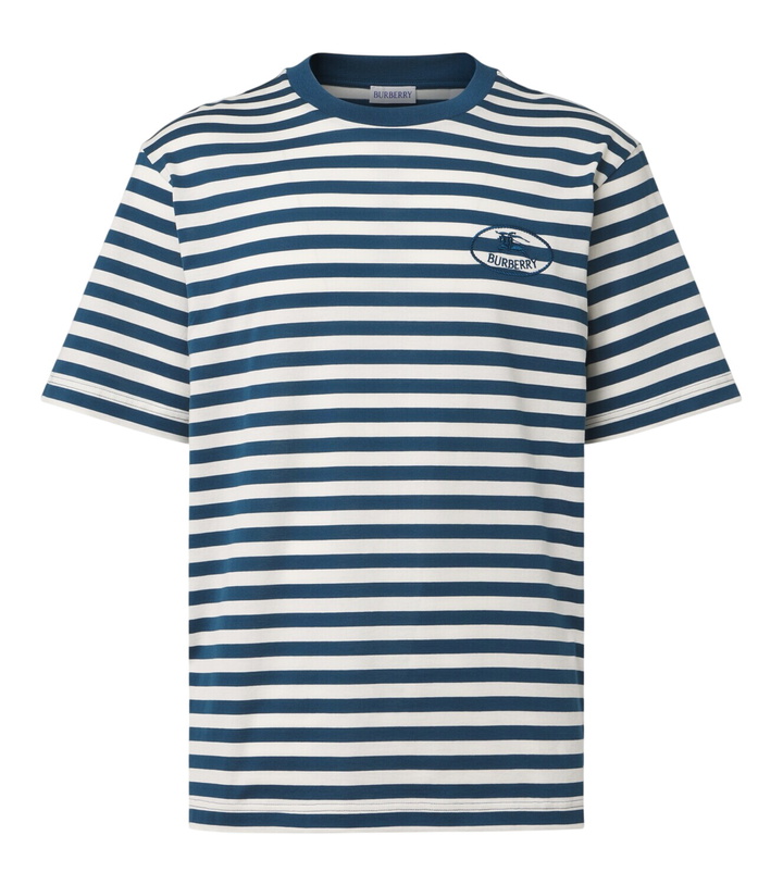 Photo: Burberry Ryan striped cotton jersey T-shirt